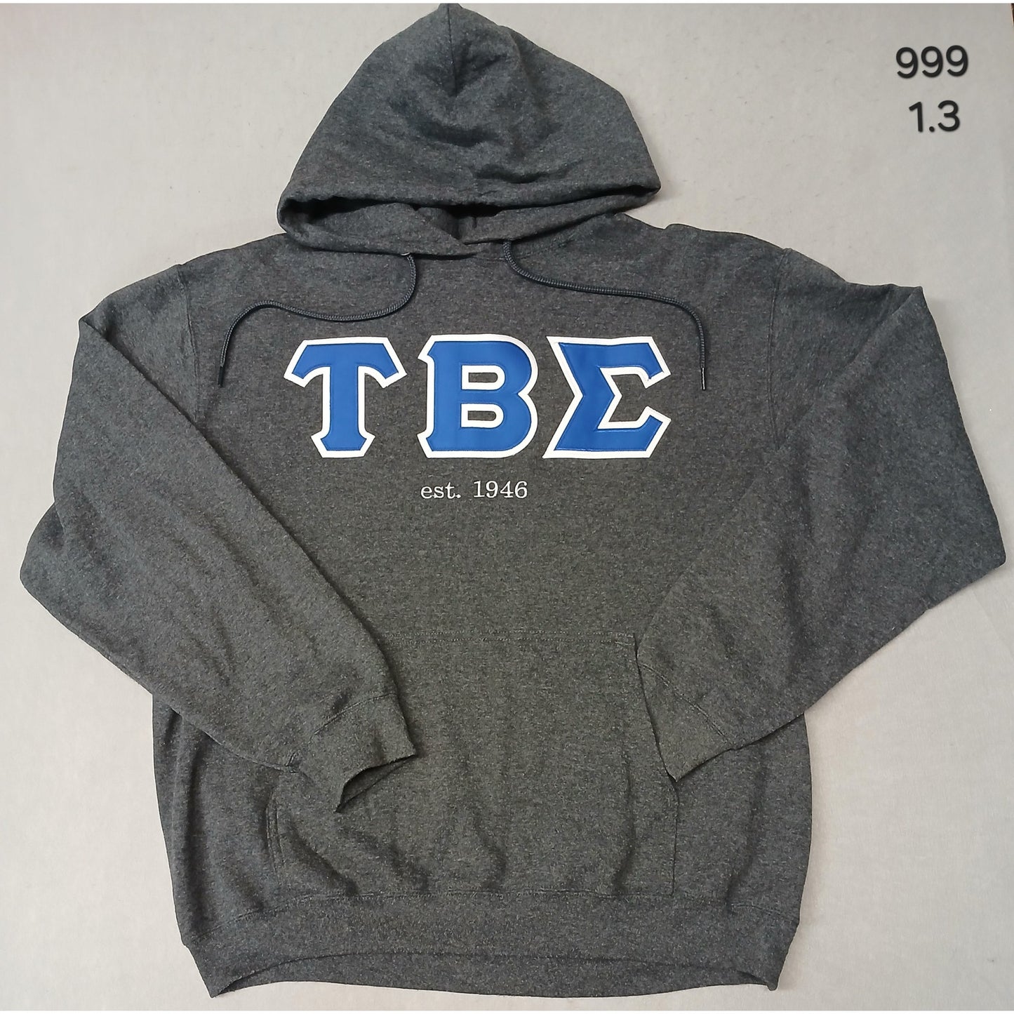 Port & Company (Large) Gray "Tau Beta Sigma" Pullover Hoodie
