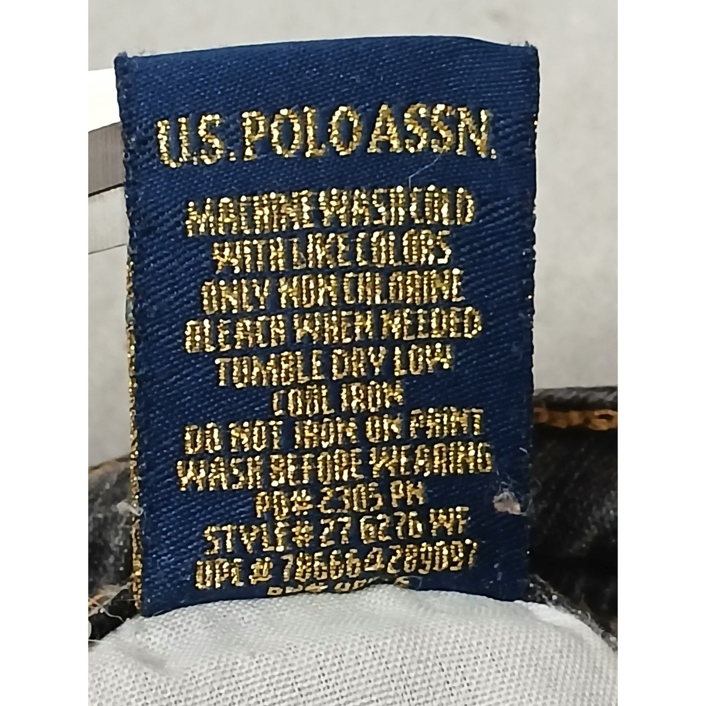 U.S. Polo Assn. (10) Straight Boot Cut Black Denim Jeans