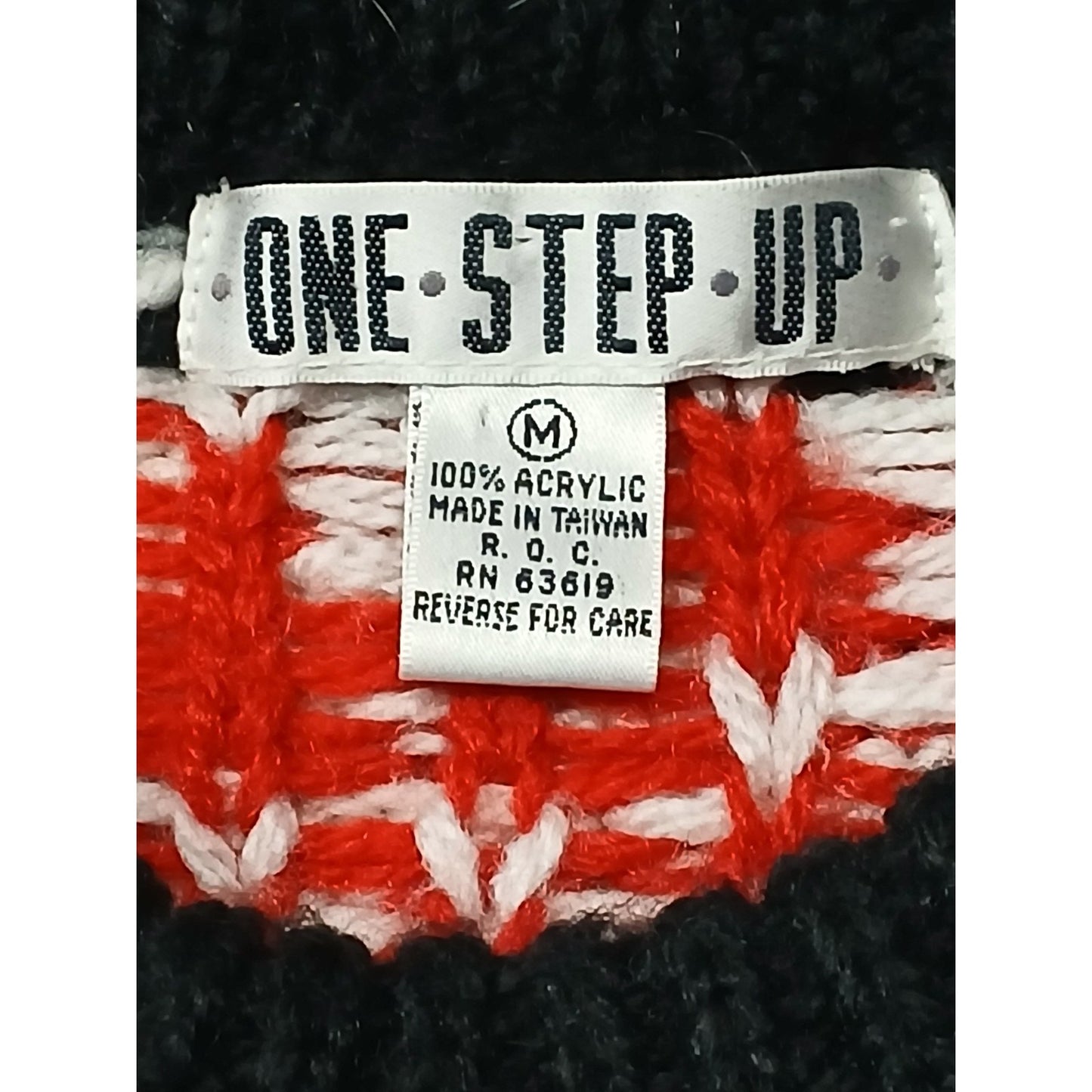 One Step Up (Medium) Unisex Multicolor Crew Neck Ugle Xmas Sweater