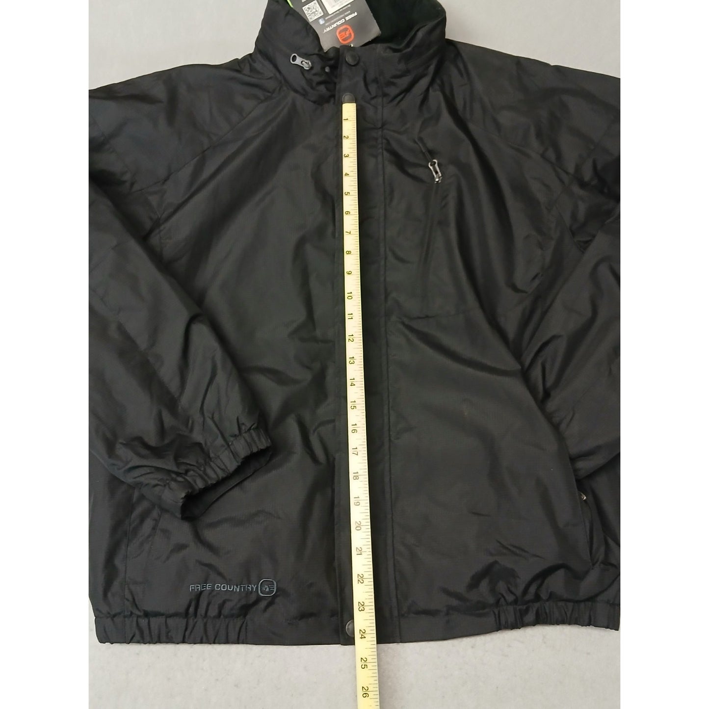 Free Country (Large) Men's Black Windbreaker Insulated Jacket