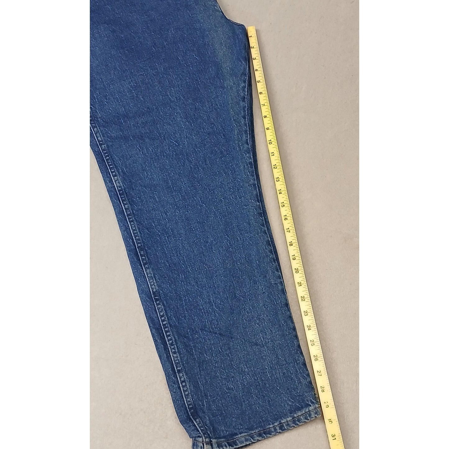 Wrangler (46x29) Straight Stretch Waist Blue Denim Jeans