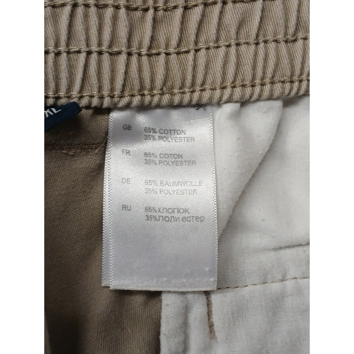 Canyon Ridge (2XL) Men's Beige Khaki Stretch Chino Shorts
