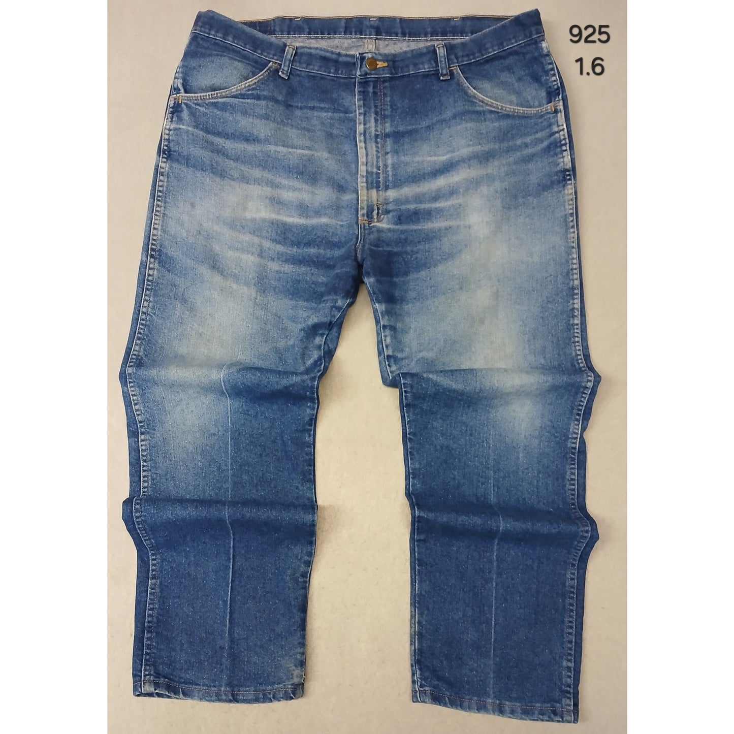 Wrangler (40x30) Men's Relaxed Fit Straight Blue Denim Jeans